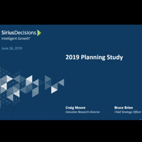 siriudecisions 2019 planning study